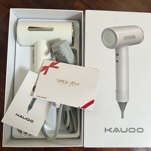 High Speed Hair Dryer Kauoo New White professional